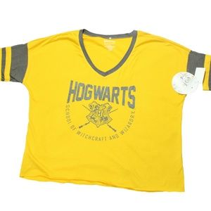 Hogwarts Short Sleeve Shirts Size 2XL Harry Potter